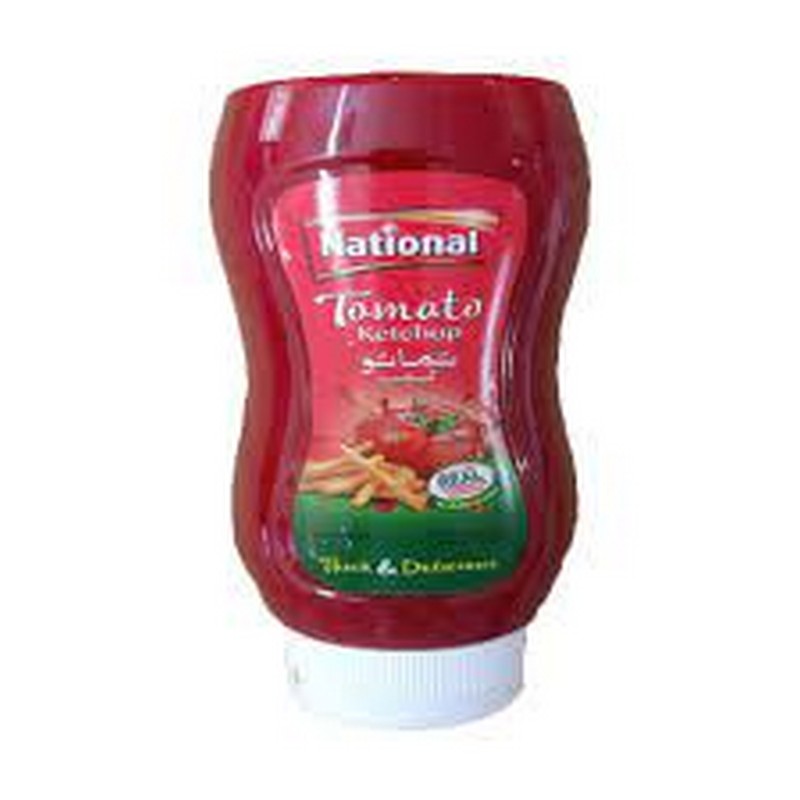 NATIONAL TOMATO KETCHUP SQUEEZY 400GM