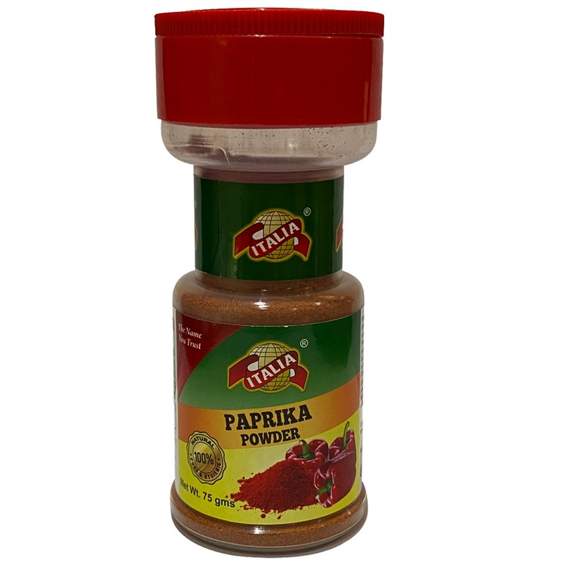 ITALIA PEPRIKA POWDER 75GM JAR
