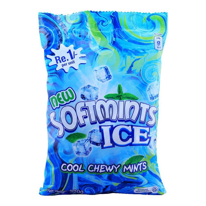 SOFTMINT ICE  MINTS 220GM POUCH