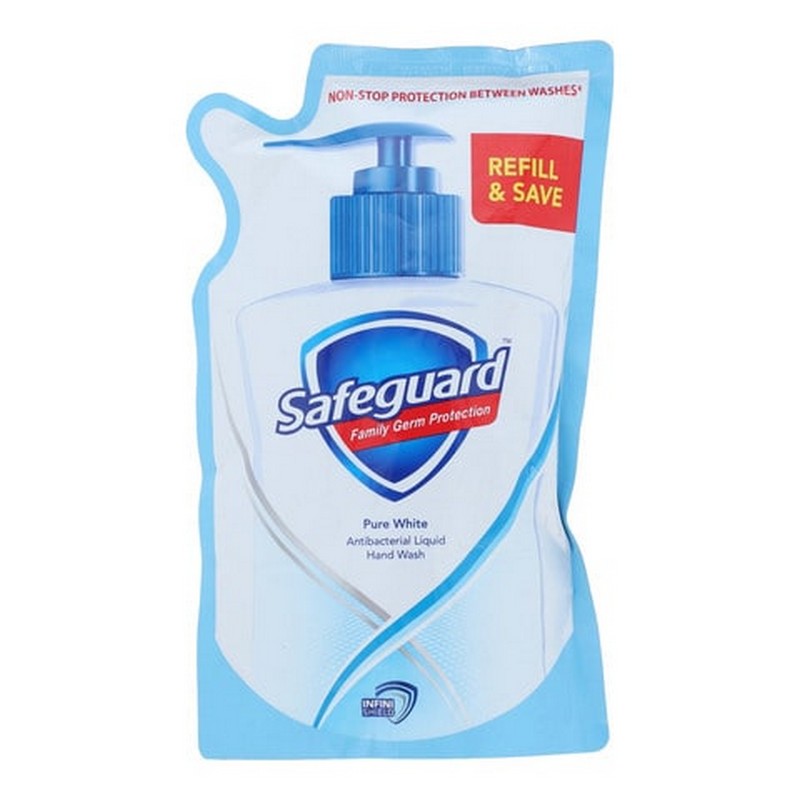 SAFEGUARD HAND WASH PURE WHITE 375ML REFILL