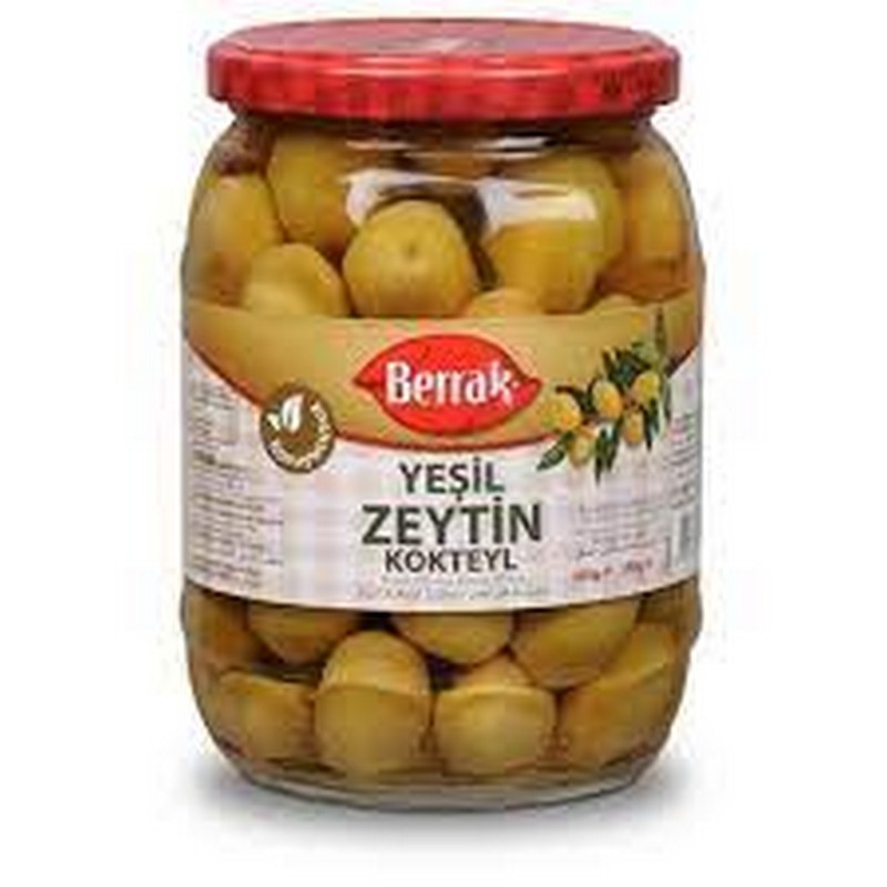 BERRAK GREEN STUFFED OLIVES 680GM