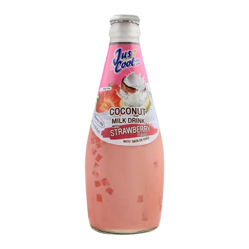 JUS COOL COCONUT MILK DRINK STRAWBEERY 290ML