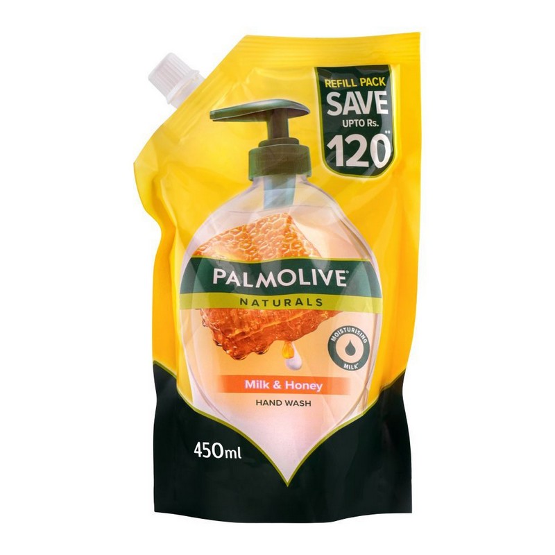 PALMOLIVE HAND WASH MILK&HONEY 450ML REFILL