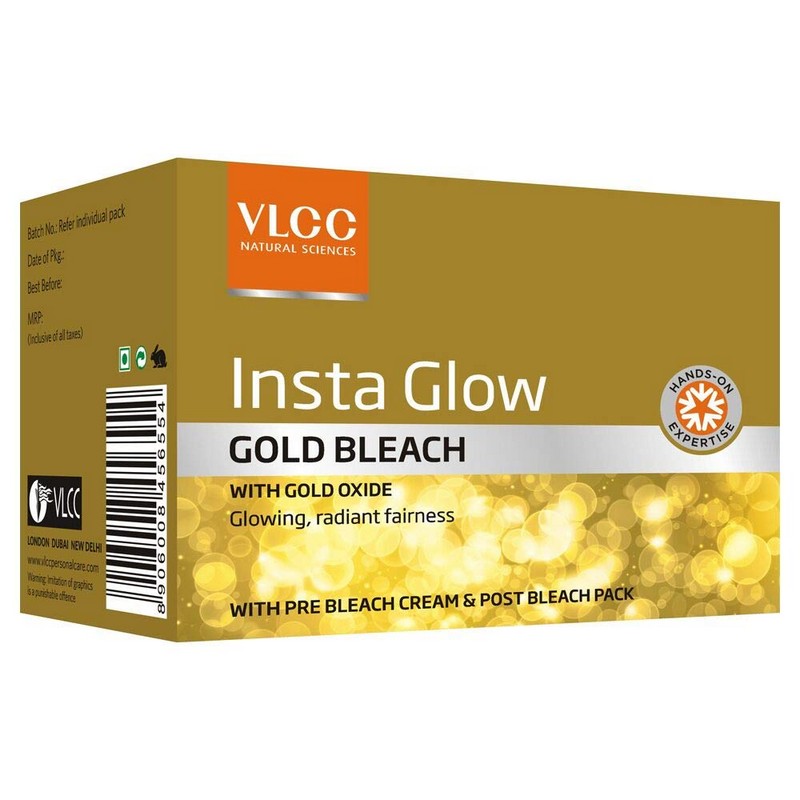 VLCC GOLD BLEACH CREAM INSTA GLOW 30GM