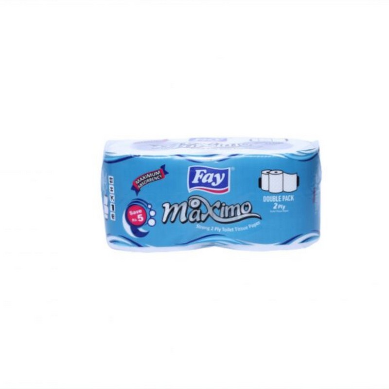 FAY TOILET TISSUES DOUBLE PACK 2 PLY ROLL