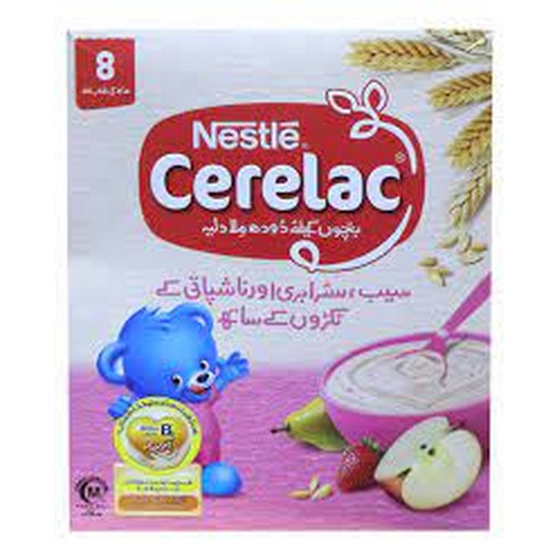 NESTLE CERELAC STRAWBERRY&APPLE 175GM
