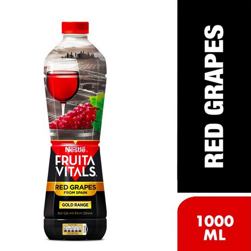 NESTLE FRUITA VITALS RED GRAPES FROM SPAIN 1LTR