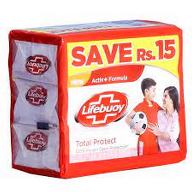 LIFEBUOY SOAP TOTAL 135GMX3