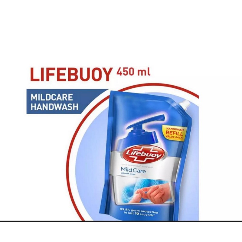 LIFEBUOY HANDWASH CARE 450ML POUCH