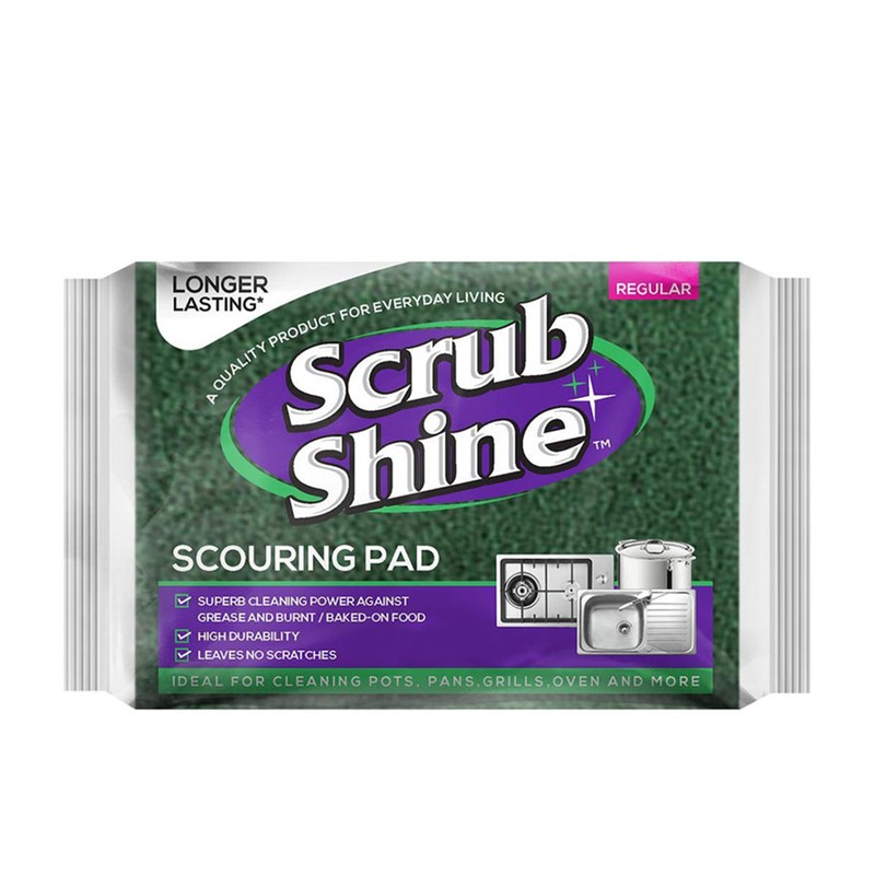 SCRUB SHINE SCOURING PAD REGULAR