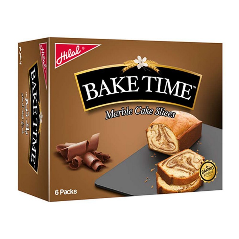 HILAL BAKE TIME CAKE SLICE  MARBLE 6`S