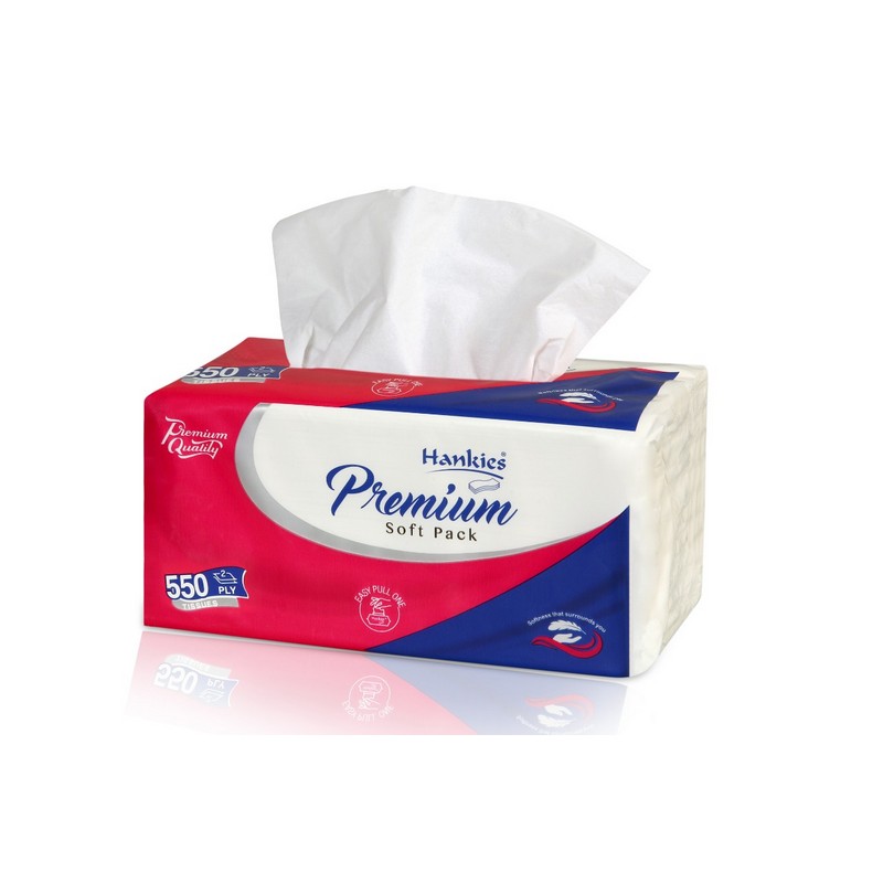HANKIES PREMIUM SOFT PACK TISSUE 550 PLY