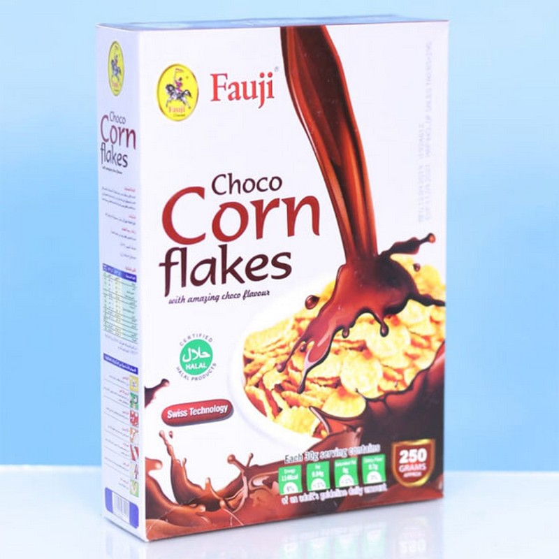 FAUJI CHOCO CORN FLAKES 250G