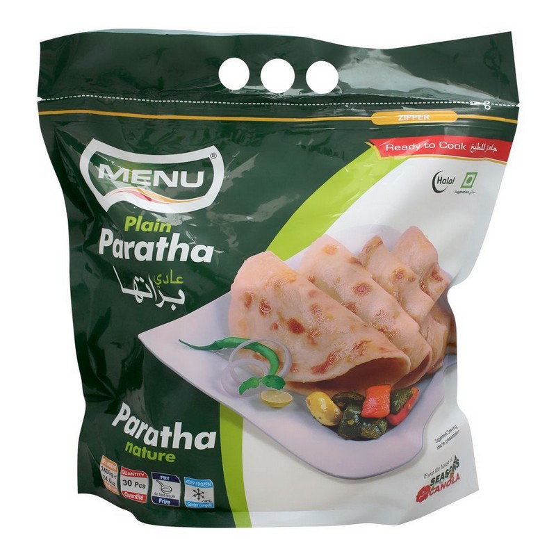 MENU PLAIN PARATHA 30PCS 2400G
