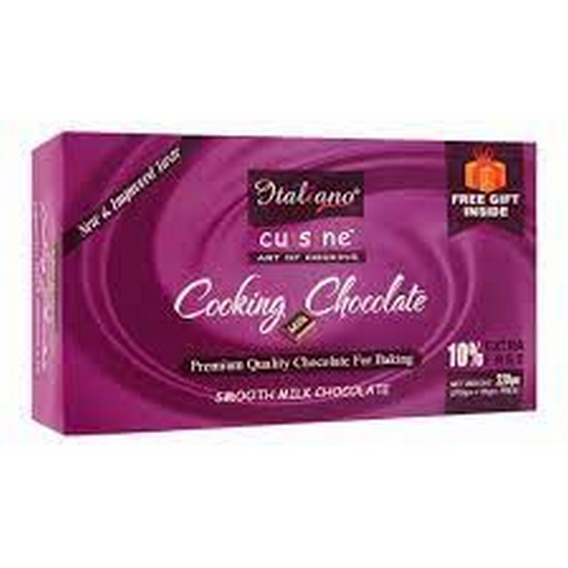 ITALIANO COOKING CHOCOLATE SMOOTH MILK 200GM