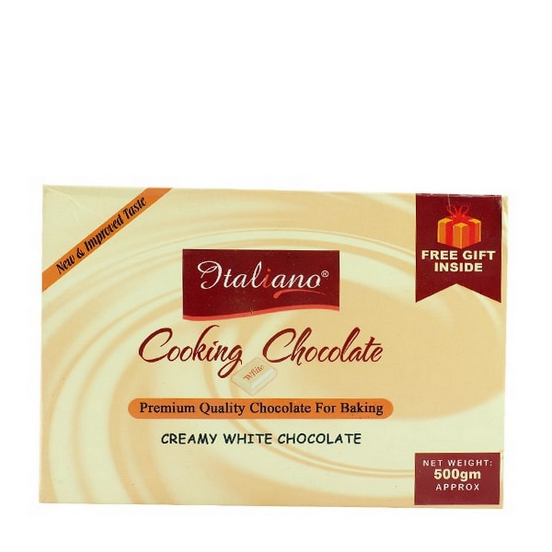 ITALIANO CREAMY WHITE CHOCOLATE 500GM