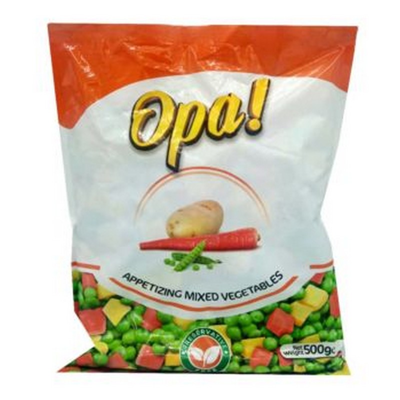 OPA MIX VEGETABLE 3 WAY 500GM