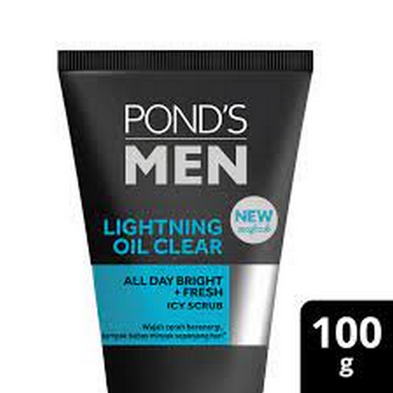 PONDS MEN FACE WASH LIGHTNING OIL CLEAR 100ML