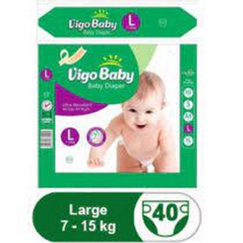 VIGO BABY DIAPER LARGE 40PCS