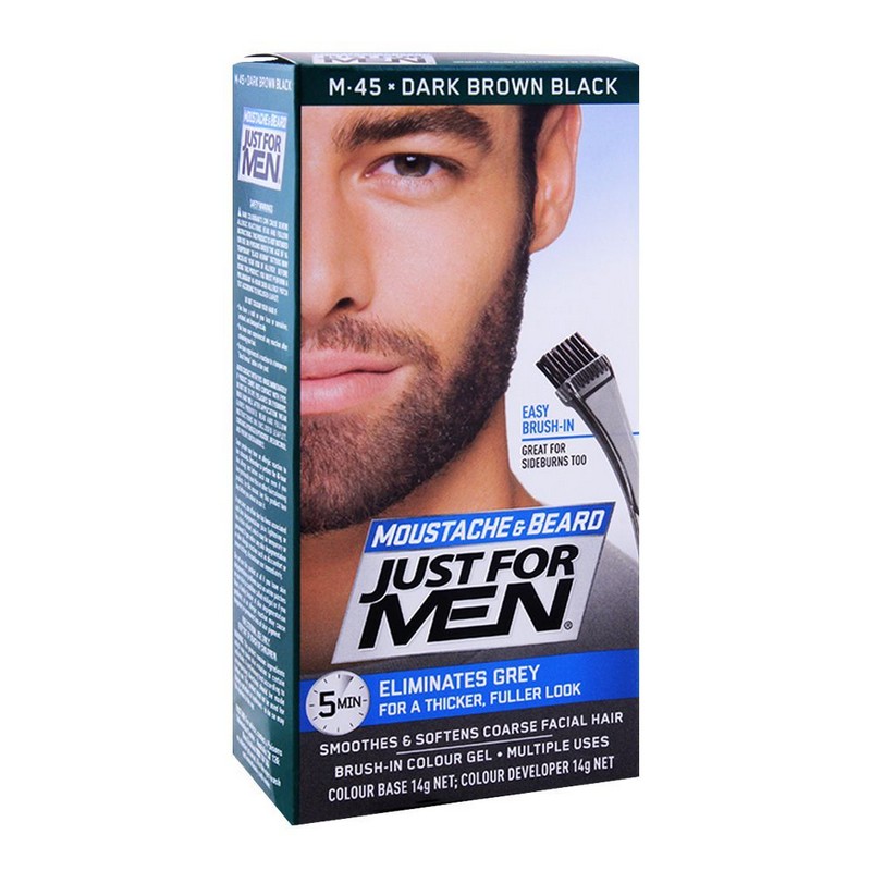 JUST FOR MEN MOUSTACHE D.BROWN-BLACK