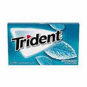 TRIDENT SOFT GUM WINTER GREEN 14`S