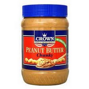 CROWN PEANUT BUTTER CHUNKY 340GM