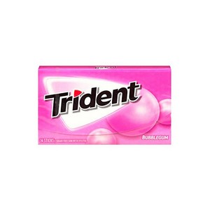 TRIDENT SOFT GUM BUBBLE GUM 14`S
