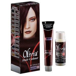 OLIVIA HAIR COLOUR 08 BURGUNDY 50ML