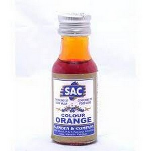 SAC FOOD COLOUR ORANGE 27ML