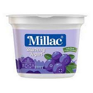 MILLAC FRUIT YOGURT BLUEBERRY 250GM