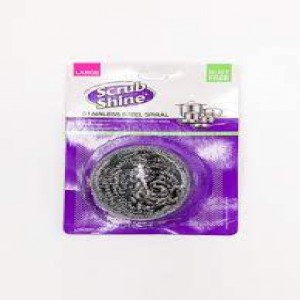 SCRUB SHINE SPIRAL STAINLESS LARGE