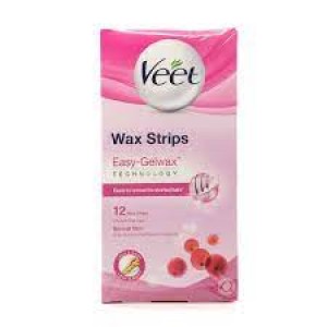 VEET WAX STRIPS  NORMAL SKIN 12S