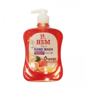 HSM HANDWASH ORANGE 500ML