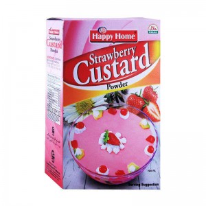 HAPPY HOME CUSTARD STRAWBERRY 120GM