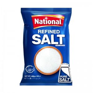 NATIONAL REFINED SALT 800GM