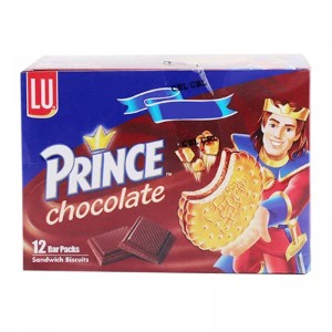 LU PRINCE CHOCOLATE BISCUITS BAR PACKS 12`S