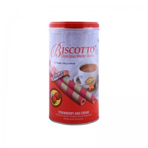 DELIGHT BISCOTTO WAFER STICKS STRAWBERRY 370GM