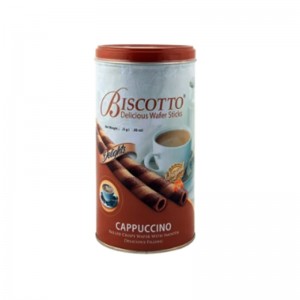 DELIGHT BISCOTTO WAFER STICKS CAPPUCCINO 125GM