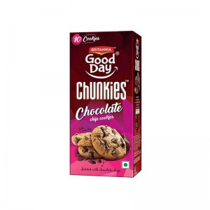 BRITANNIA GOOD DAY CHUNKIES CHOCO CHIP 125GM