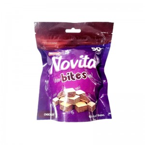 BISCONNI NOVITA CHOCLATE WAFERS BITES POUCH