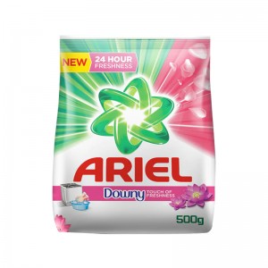 ARIEL DETERGENT POWDER  TOUCH OF DOWNY 500GM