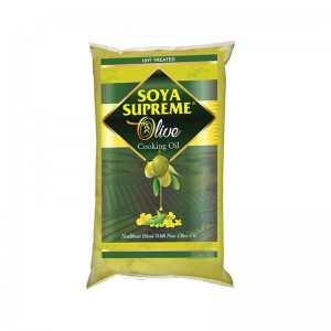 SOYA SUPREME OLIVE COOKING OIL 1LTR POUCH