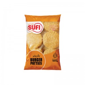 SUFI BURGER PATTIES 1KG POLY BAG