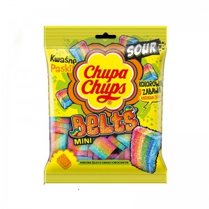 CHUPA CHUPS JELLY SOUR BELTS MINI 24.2GM