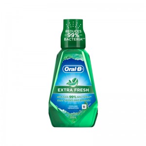 ORAL-B MOUTH WASH EXTRA FRESH 500ML