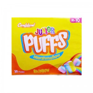 CANDYLAND MARSHMALLOW RAINBOW JUNIOR PUFF 18S