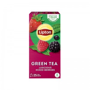 LIPTON GREEN TEA MIX BERRIES 25BAGS