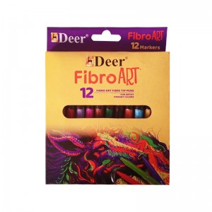 DEER FIBER TIP PEN 12PCS