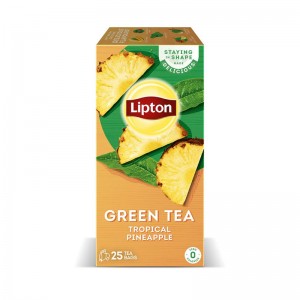 LIPTON GREEN TEA PINEAPPLE 25BAG