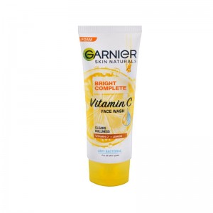 GARNIER BRIGHT COMPLETE VITAMIN C FACEWASH FOAM 100ML